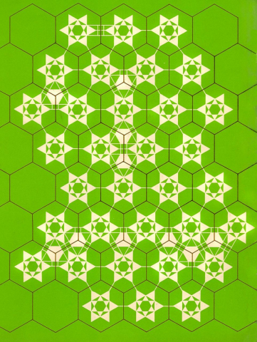 Das System »zentraler Orte« als Ornament der »Hebraisierung«. Die Grafik zeigt die funktionale und sozialräumliche Verflechtung regionaler landwirtschaftlicher Siedlungsverbünde in Israel, wie sie durch das Settlement Department unter Ra’anan Weitz – als einem Vorreiter der Zentralitätsforschung – seit den frühen 1950er-Jahren aufgebaut wurden.
(Ra’anan Weitz, Rural Development in a Changing World, Cambridge 1971, Titeleinband) Das System »zentraler Orte« als Ornament der »Hebraisierung«
