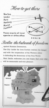 A brochure published by the Berliner Verkehrsamt (tourist office) in 1950 demonstrates how the city was proudly reaffirming its newly gained reputation.