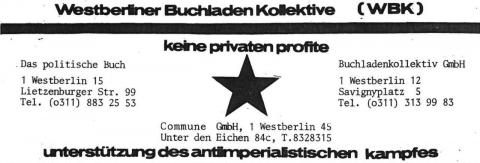 Der Anzeigenteil des Stadtmagazins »Hobo« (seit Ende 1971) spiegelte die sich herausbildende »alternative« Konsumkultur. (aus: Hobo, Nr. 21/1972)