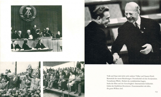 Rita Maahs/Karl-Eduard von Schnitzler, Vom Glück des Menschen. Eine Bilddichtung, Leipzig 1968, pp. 150, 153 (Photos: H. Schönfeld, Hans-Joachim Spremberg, G. Naumann, Friedrich Gahlbeck)
