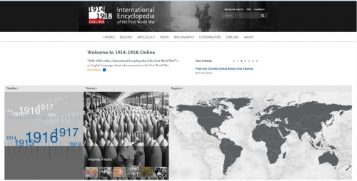 1914-1918-online. International Encyclopedia of the First World War (http://www.1914-1918-online.net) Startseite (Stand: 1. Februar 2016)