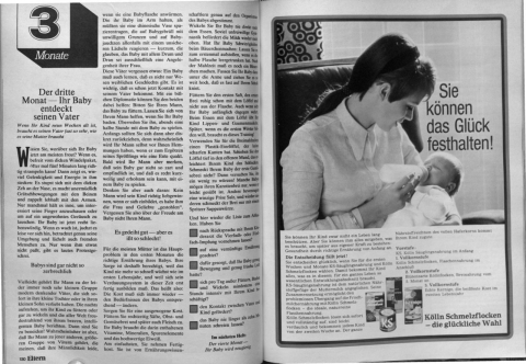 »Sie können das Glück festhalten!« (aus: Eltern, Mai 1970)