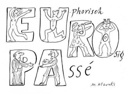 Von der Euphorie zur Entfremdung – ein wiederkehrendes Muster der europäischen Integrationsgeschichte. Karikatur der Zeichnerin Marie Marcks (1922–2014), abgedruckt in der »Süddeutschen Zeitung« vom 22. Juni 1984(© Marie Marcks, mit freundlicher Genehmigung des Verlags Antje Kunstmann) Von der Euphorie zur Entfremdung