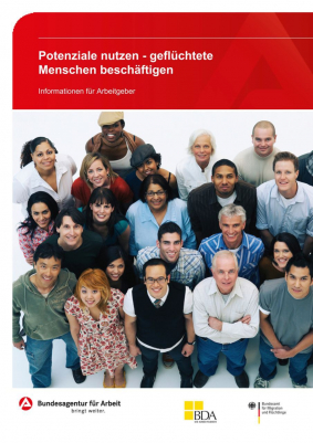 Cover einer Broschüre der Bundesagentur für Arbeit, 2016 Cover einer Broschüre der Bundesagentur für Arbeit, 2016