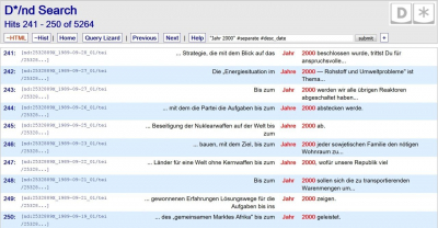 Belegstellen für den Begriff »Jahr 2000« im »Neuen Deutschland«, September 1989