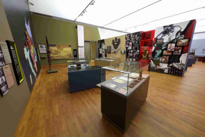 »Haus der Geschichte Niederösterreich«, Ausstellungsansicht und Beispiel für die Ausstellungsgestaltung (Foto: Niki Gail/Österreichische Akademie der Wissenschaften)