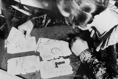 Bearbeitung von Anträgen im »Internationalen Nansen-Amt für Flüchtlinge« in Berlin, um 1932 (United Nations Office at Geneva Library/Library of Congress)