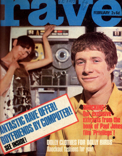 »Boyfriends by Computer!« Cover des britischen Magazins »Rave«, 1. Februar 1967