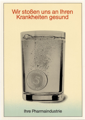 Postkarte des Grafikdesigners und Plakatkünstlers Klaus Staeck, 1981 (© Edition Staeck)