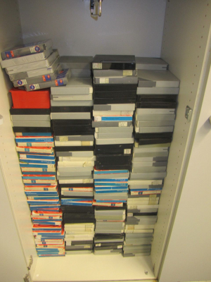 Das Rohmaterial: Tonbänder der BOLSA in Heidelberg (Foto: Christina von Hodenberg)