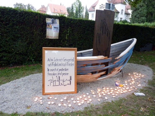 Gedenkstätte in Biberach bei der Eröffnung, 1. Oktober 2016 (Foto: Lucia Braß)