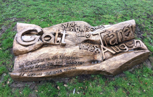 Gedenkstein in Bremen-Arsten (Foto: Stephan Scholz, 2019)