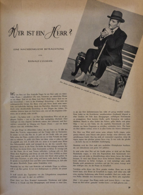 Er. Die Zeitschrift für den Herrn 1 (1950/51) H. 4, S. 29; Foto: o.A. Er. Die Zeitschrift für den Herrn 1 (1950/51) H. 4, S. 29; Foto: o.A.