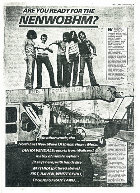 Ian Ravendale, ARE YOU READY FOR THE NENWOBHM?, in: Sounds, 17.5.1980, S. 29