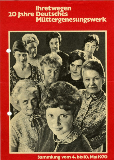 Nachdem die Kriegsbelastungen überwunden waren, musste das Müttergenesungswerk seine Legitimität neu herausstellen und adressierte breitere Gruppen von Frauen. (Kommunalarchiv Herford, S-50-187 II) Nachdem die Kriegsbelastungen überwunden waren, musste das Müttergenesungswerk seine Legitimität neu herausstellen und adressierte breitere Gruppen von Frauen. (Kommunalarchiv Herford, S-50-187 II)