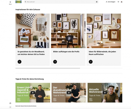 Deko & Wohnaccessoires auf der IKEA-Website (https://www.ikea.com; Screenshot vom 18. August 2022) Deko & Wohnaccessoires auf der IKEA-Website (https://www.ikea.com; Screenshot vom 18. August 2022)
