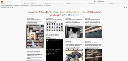 Screenshot »Zeitgeschichte digital«, Februar 2021 (https://zeitgeschichte-digital.de)