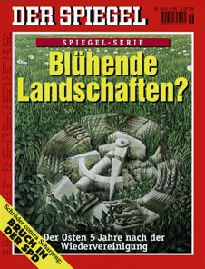 „Spiegel“-Titel zur deutschen Wiedervereinigung:
Spiegel 36/1995, 4.9.1995; 10/1999, 8.3.1999