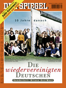 „Spiegel“-Titel zur deutschen Wiedervereinigung:
Spiegel 40/2000, 2.10.2000; 45/2005, 7.11.2005