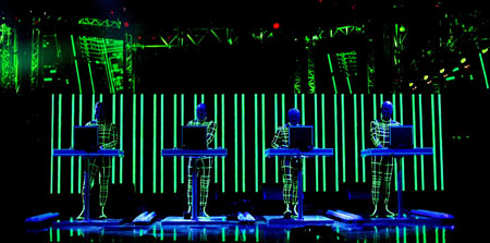 Kraftwerk live, MTV Europe Music Awards, Edinburgh 2003