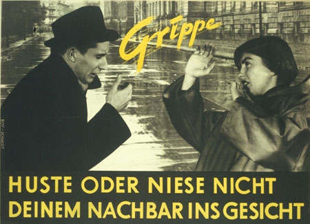 Vorsorge im Nahbereich: Plakat aus der DDR, 1952