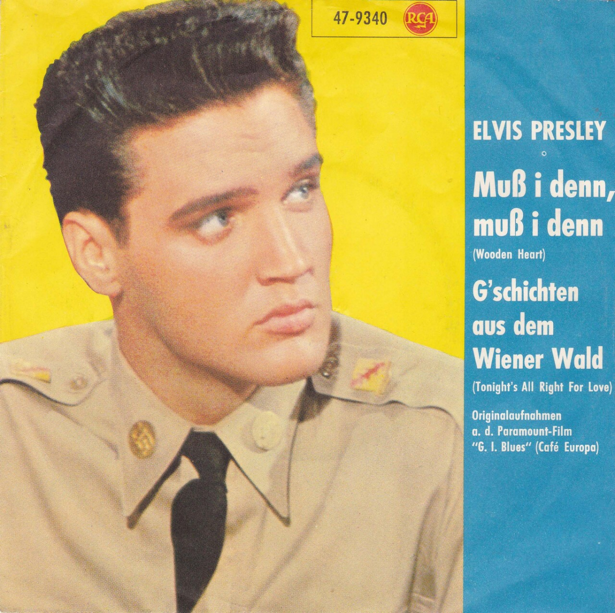 Eine transatlantische Verwertungskette: Deutsche 7"-Single mit »Originalaufnahmen a.d. Paramount-Film« (1961) (Sammlung Helmut Radermacher)