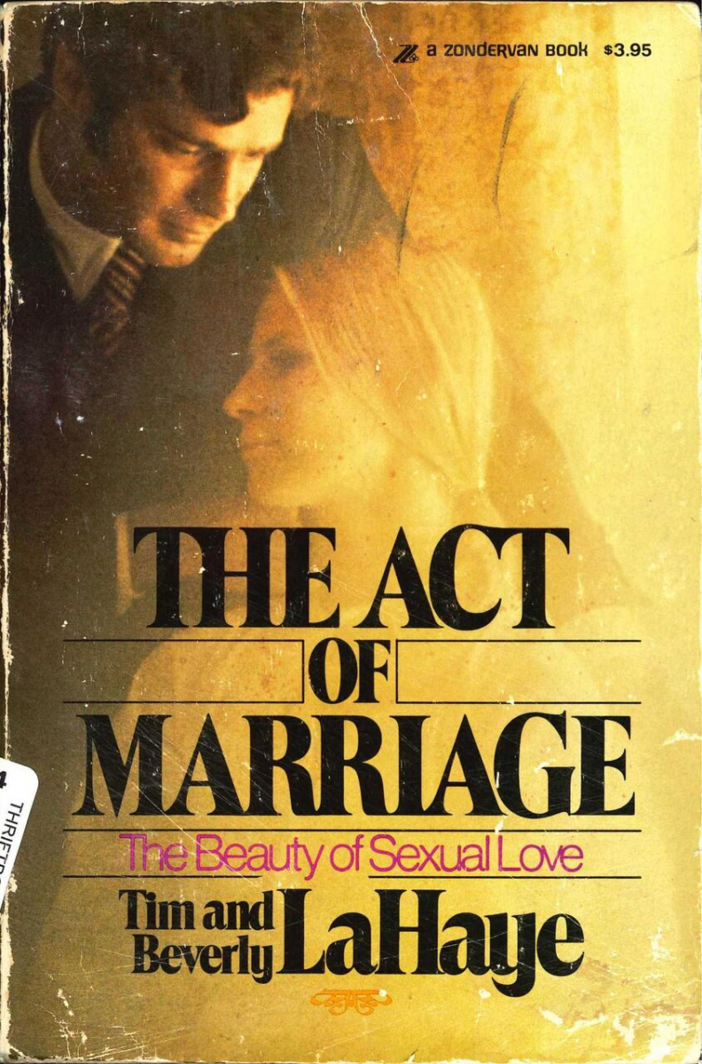 Ein Bestseller über Jahrzehnte: Beverly und Tim LaHaye, The Act of Marriage. The Beauty of Sexual Love, Grand Rapids 1976, hier die dritte Auflage aus demselben Jahr. Unter dem Titel »Wie schön ist es mit dir. Das Intimleben in der Ehe« war ab 1979 auch eine deutsche Übersetzung erhältlich, die ebenfalls zahlreiche Auflagen hatte.