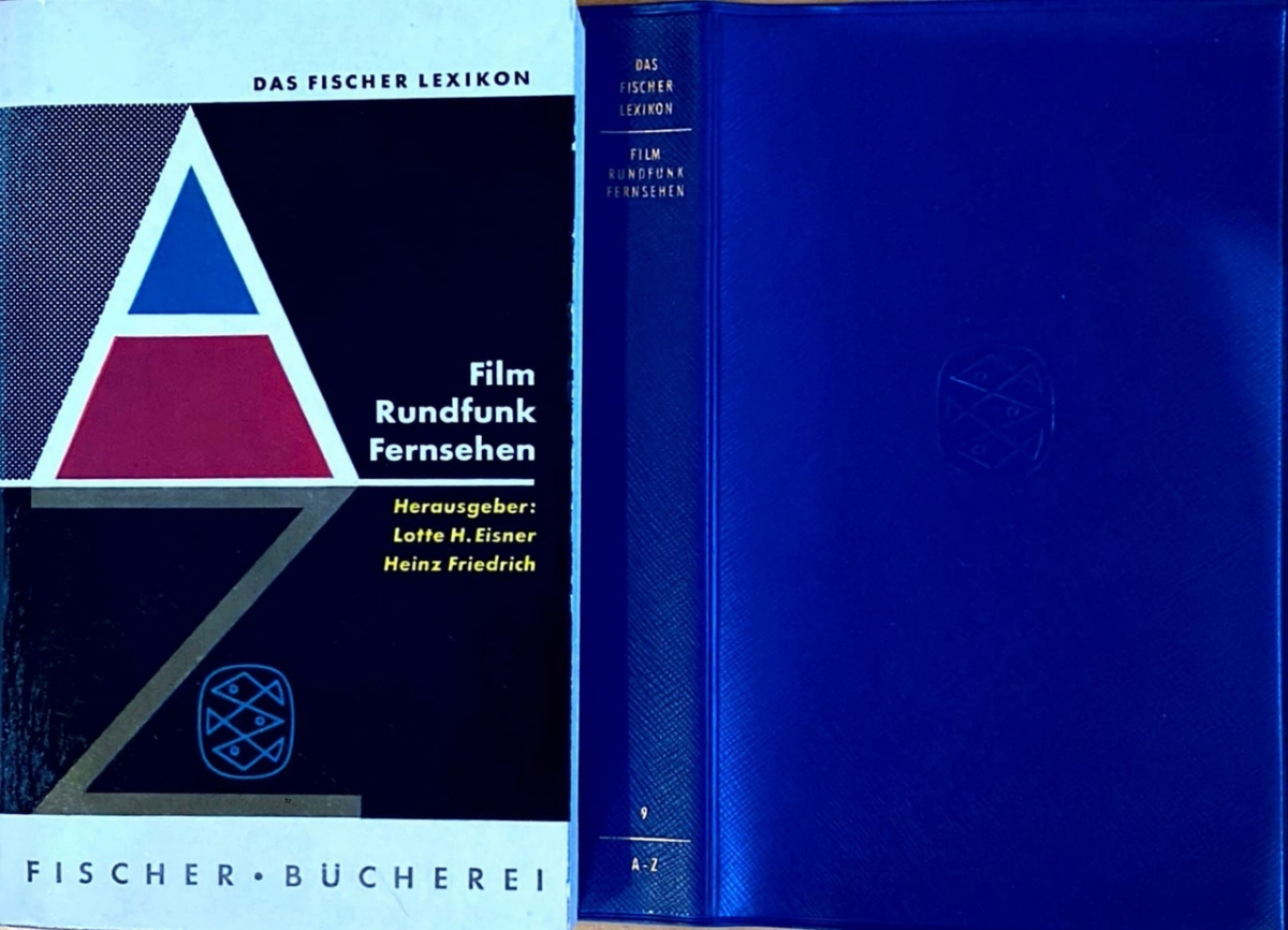 Lexikon-Band 9: Film, Rundfunk, Fernsehen (1958), mit blauem Schutzumschlag