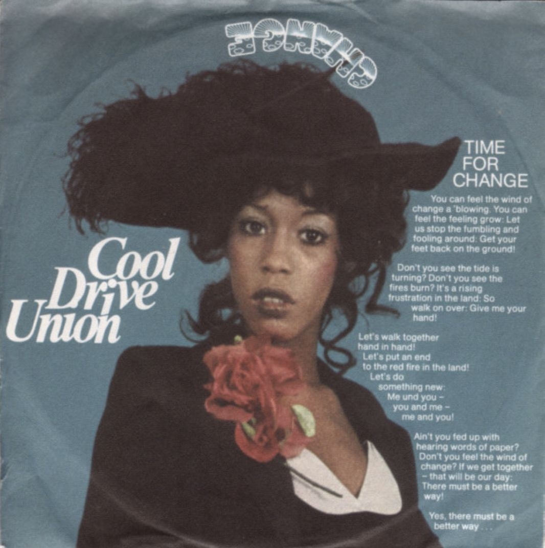 Cool Drive Union’s Single ›TIME FOR CHANGE‹, 1972 (KAS, ACDP, 11-001-S004)